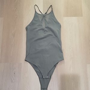 Olive green body suit